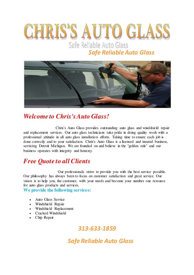 Windshield Replacement Detroit MI, Cracked Windshield Detroit MI