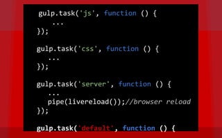 Gulp: Task Runner | PPTX