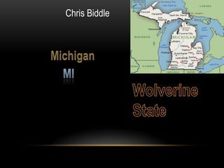Chris Biddle Michigan MI Wolverine State 