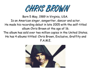 CHRIS BROWN ,[object Object]