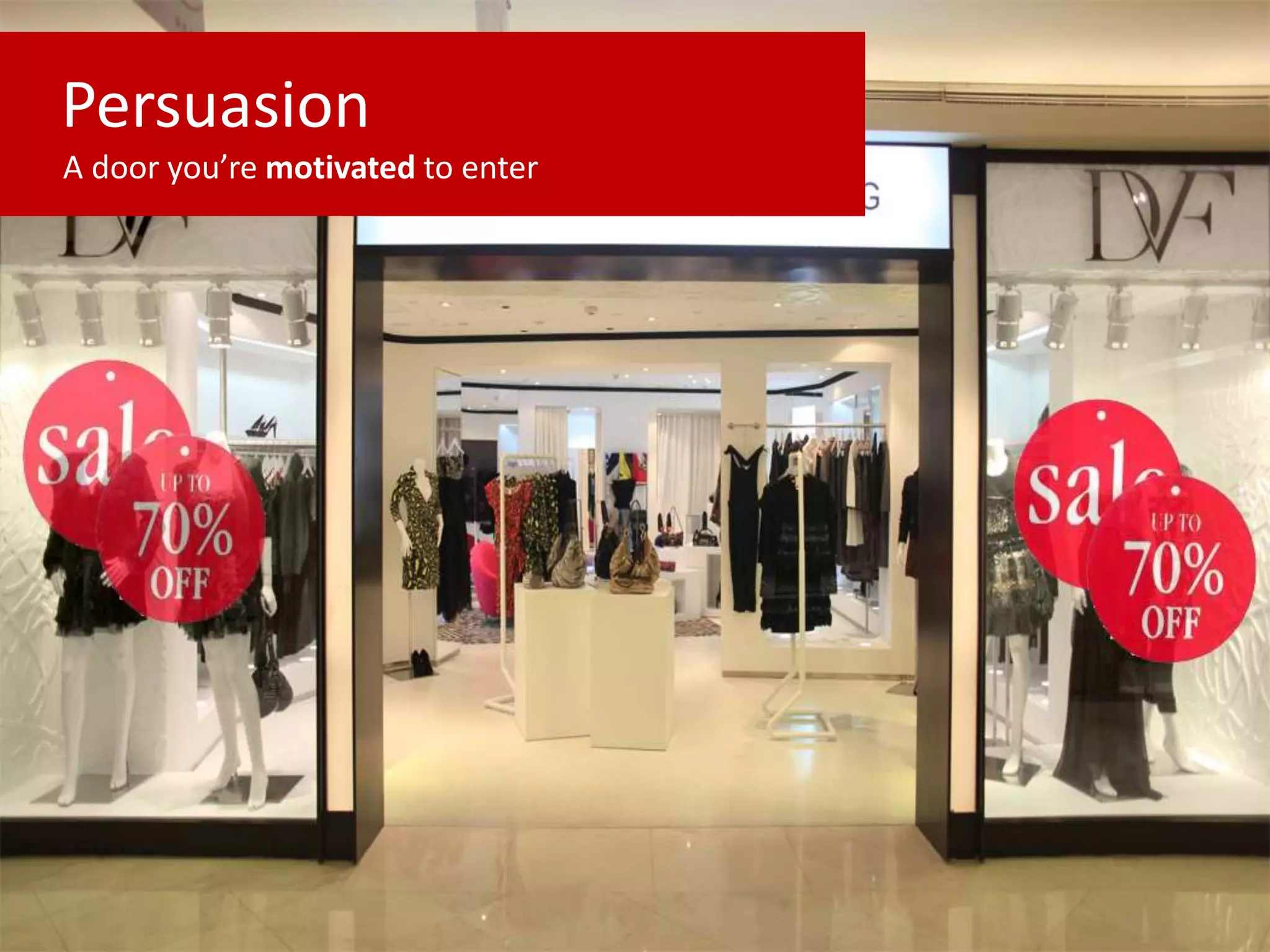 Persuasion
A door you’re motivated to enter
 