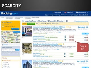 SCARCITY




           Only 5
            left
 