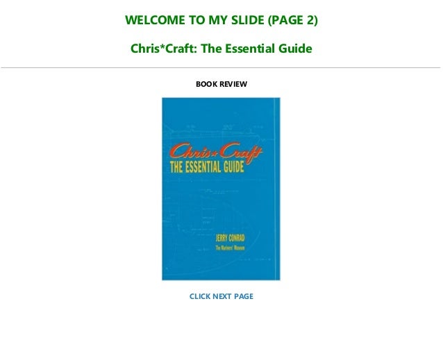 Read Book Pdf Chris Craft The Essential Guide Full Online