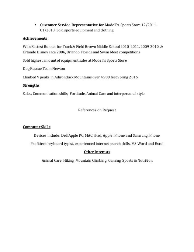 cs resume