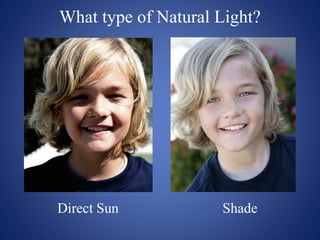 What type of Natural Light?
Direct Sun Shade
 
