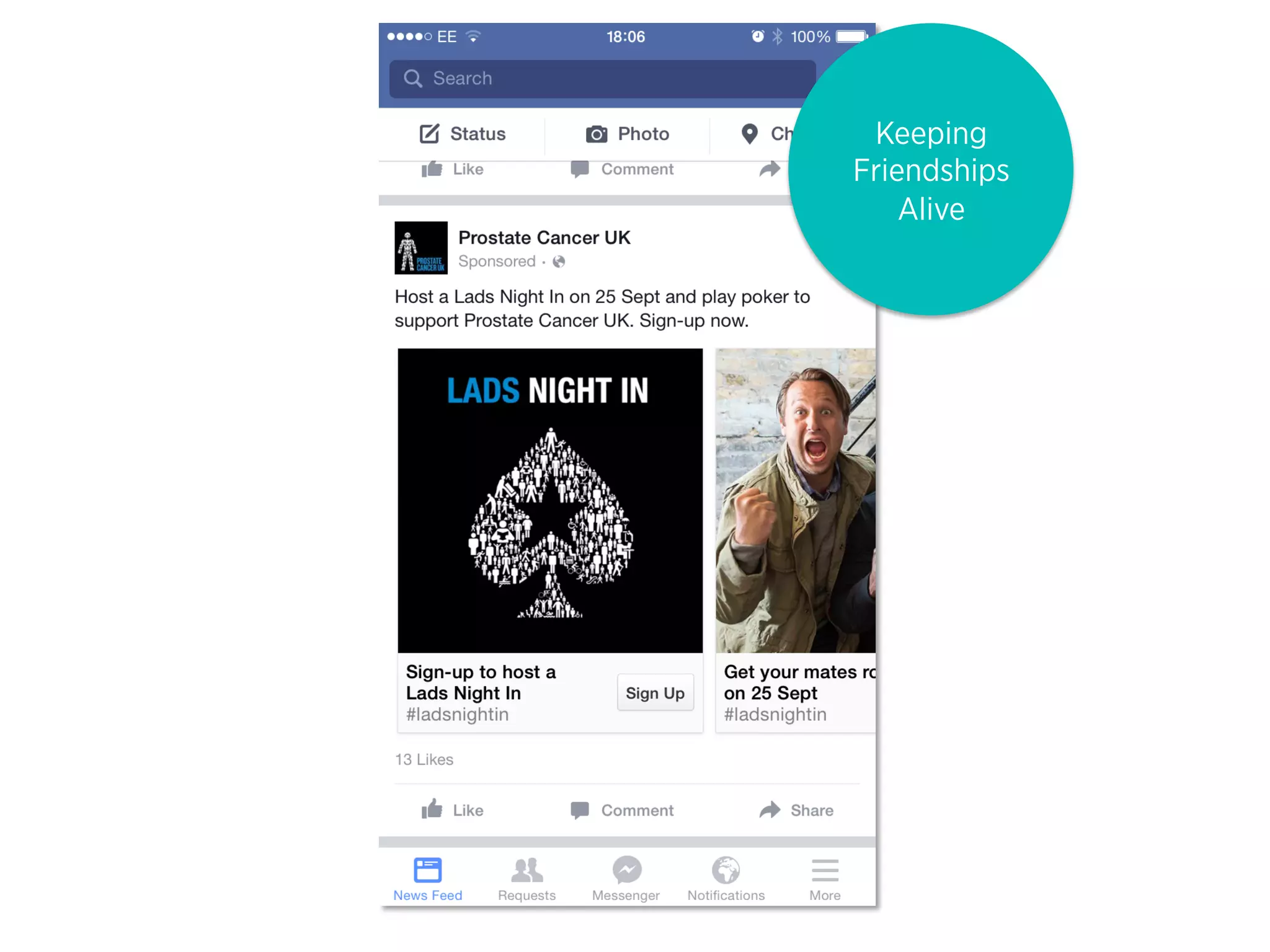 A COMMS STRATEGY TO
SELL IN
Keeping
Friendships
Alive
 