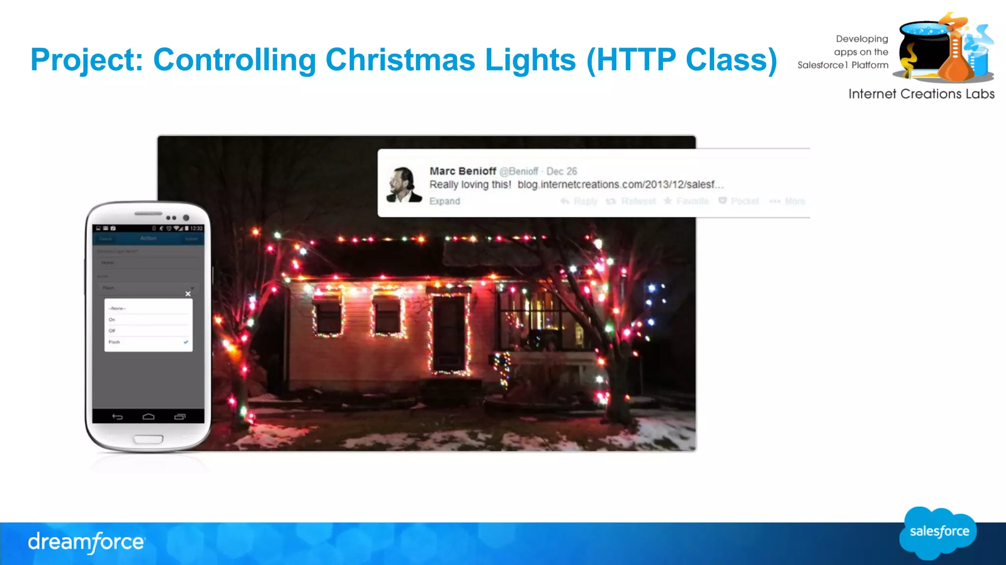 Project: Controlling Christmas Lights (HTTP Class) 
 