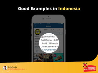 Conversational Commerce in Indonesia 2016 - by Chris Franke