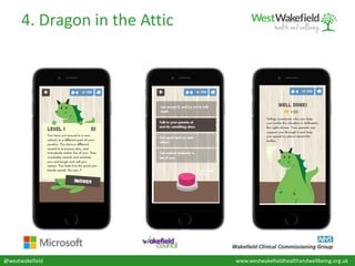 4. Dragon in the Attic
@westwakefield www.westwakefieldhealthandwellbeing.org.uk
 