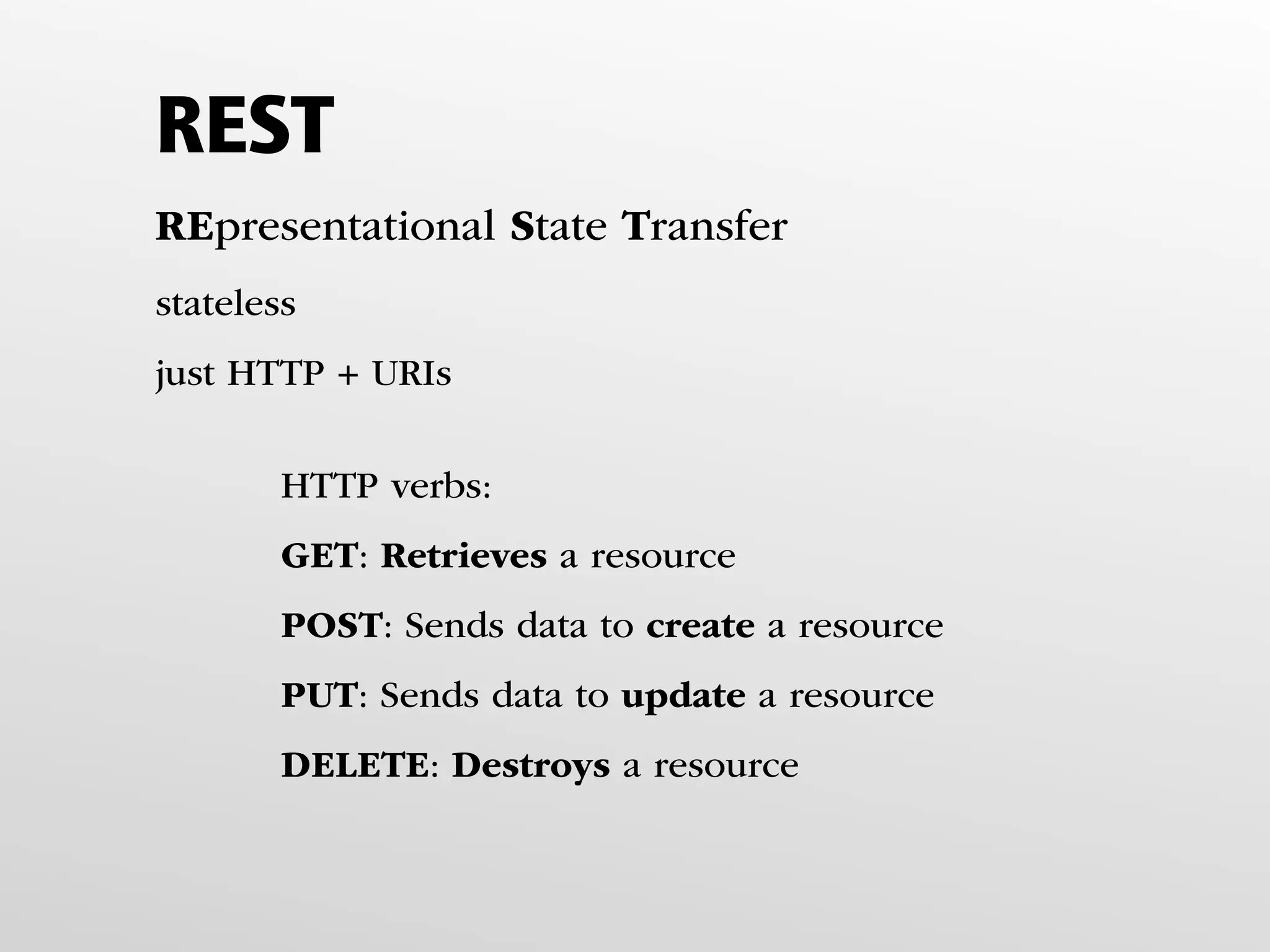 Web Services, for DevDays Belfast