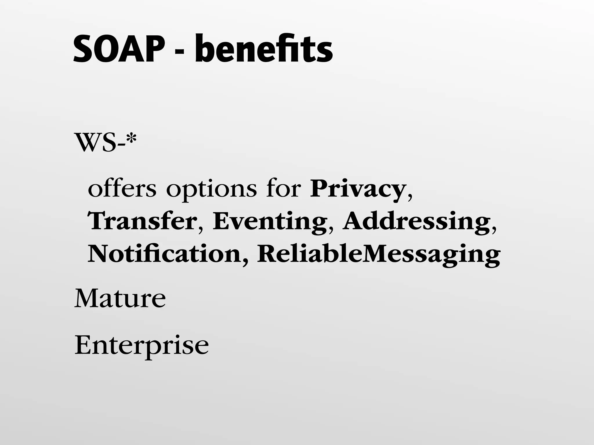 Web Services, for DevDays Belfast