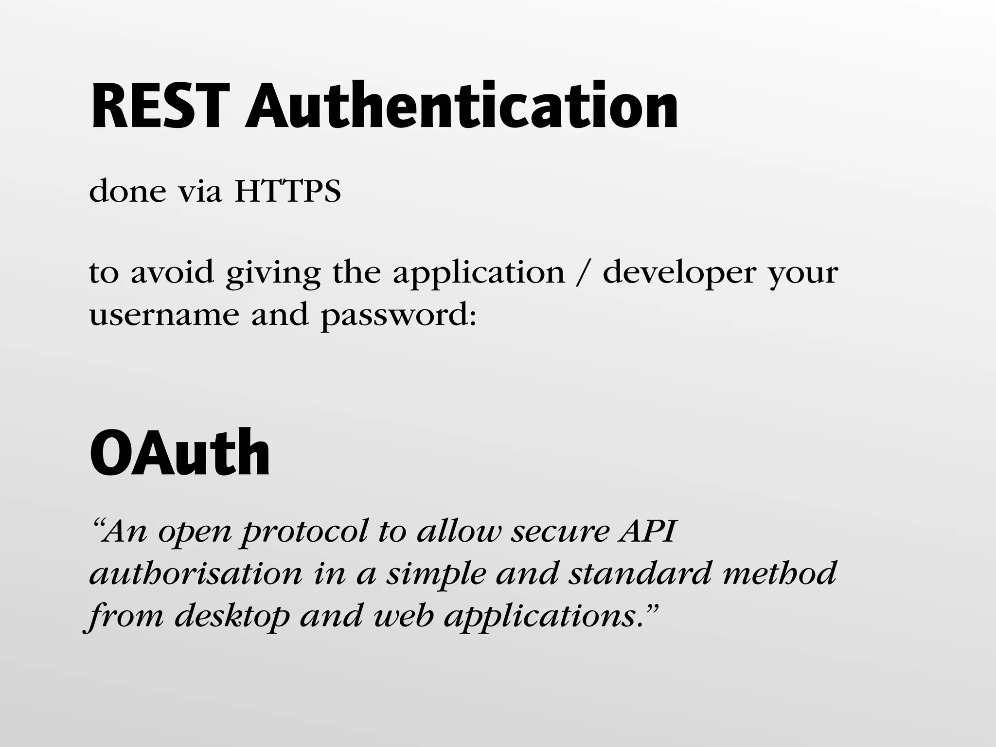Web Services, for DevDays Belfast
