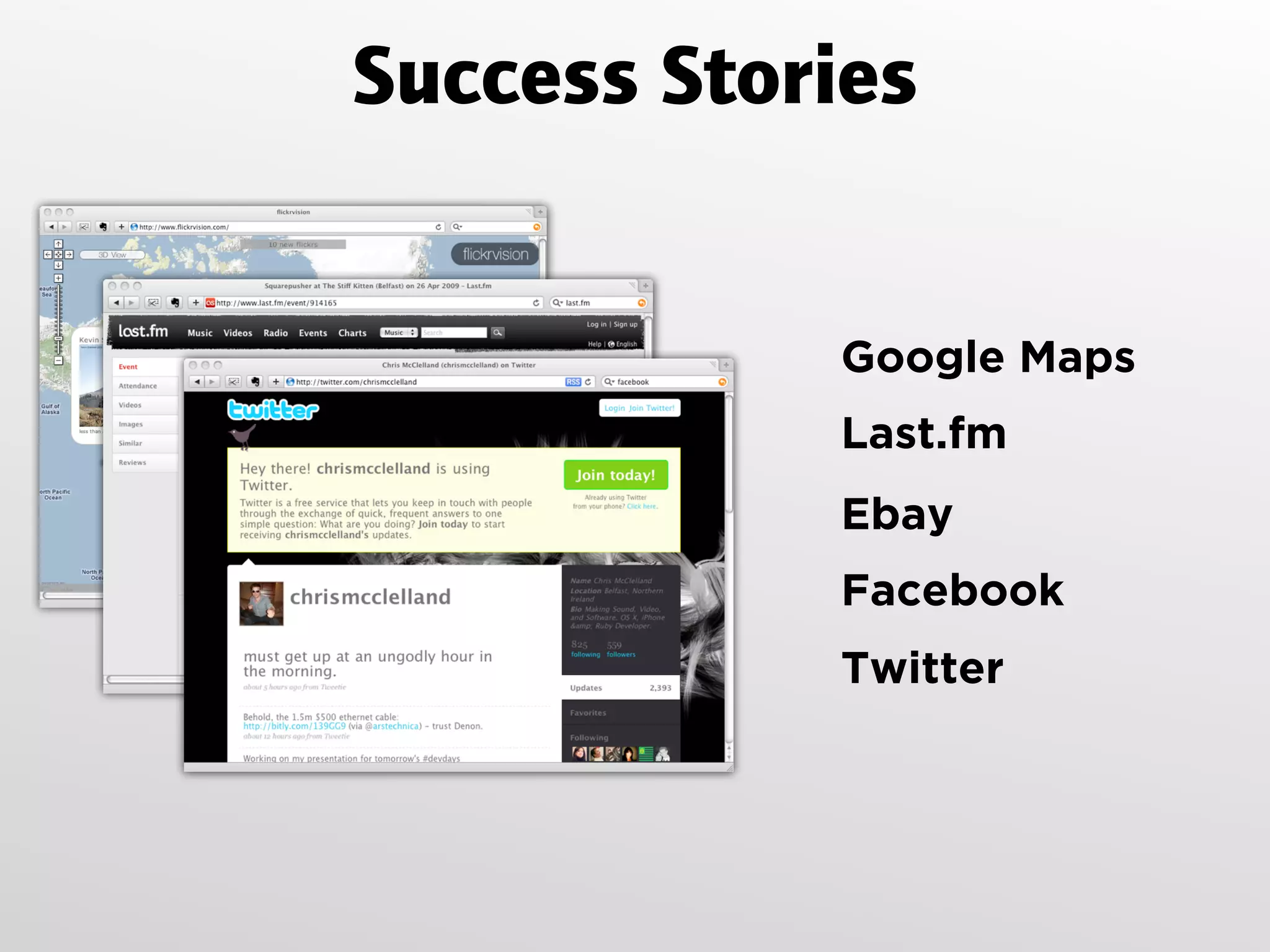 Web Services, for DevDays Belfast