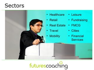 Sectors
          
              Healthcare    
                                Leisure
          
              Retail        
                                Fundraising
          
              Real Estate   
                                FMCG
          
              Travel        
                                Cities
          
              Mobility      
                                Financial
                                Services
 