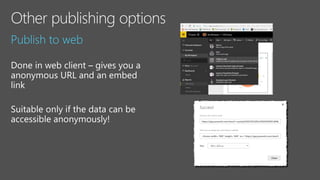 Publish to web
 
