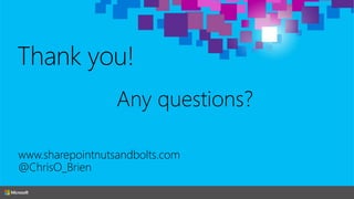 Chris O'Brien - Intro to Power BI for Office 365 devs (March 2017)