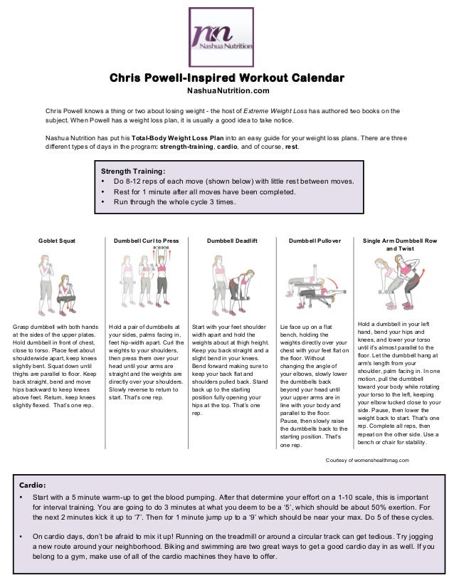 chris powell inspired workout calendar october workout calendar