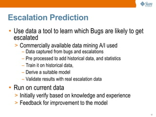 Practical use of defect detection and prediction