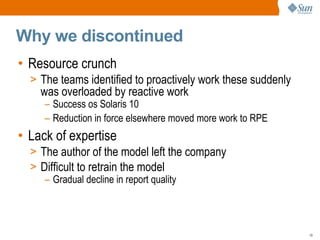 Practical use of defect detection and prediction