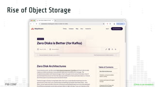 Building a Cloud Native LSM on Object Storage | PDF