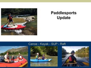 Canoe - Kayak - SUP - Raft
Paddlesports
Update
 