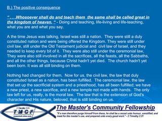 Christ and the law part 3 | PPT