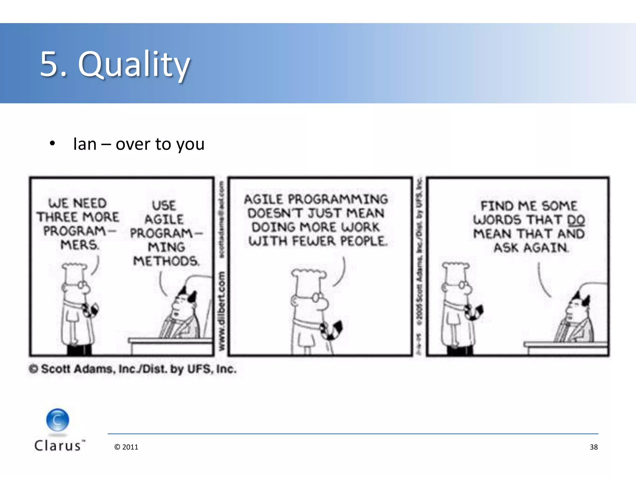 One good thingHeather (Gruber) Williams, the daily standup, http://www.flickr.com/photos/heathershacienda/194577079/