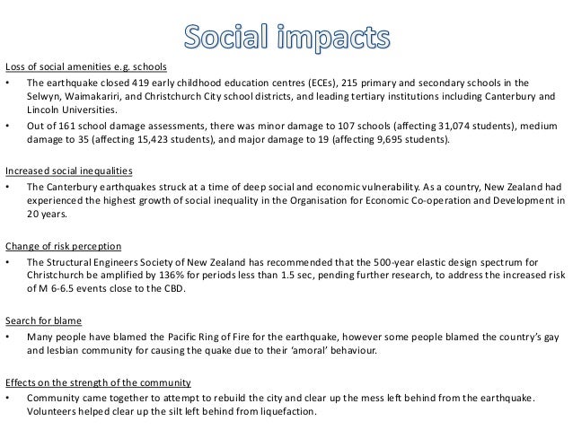CHRISTCHURCH EARTHQUAKE CASE STUDY A2