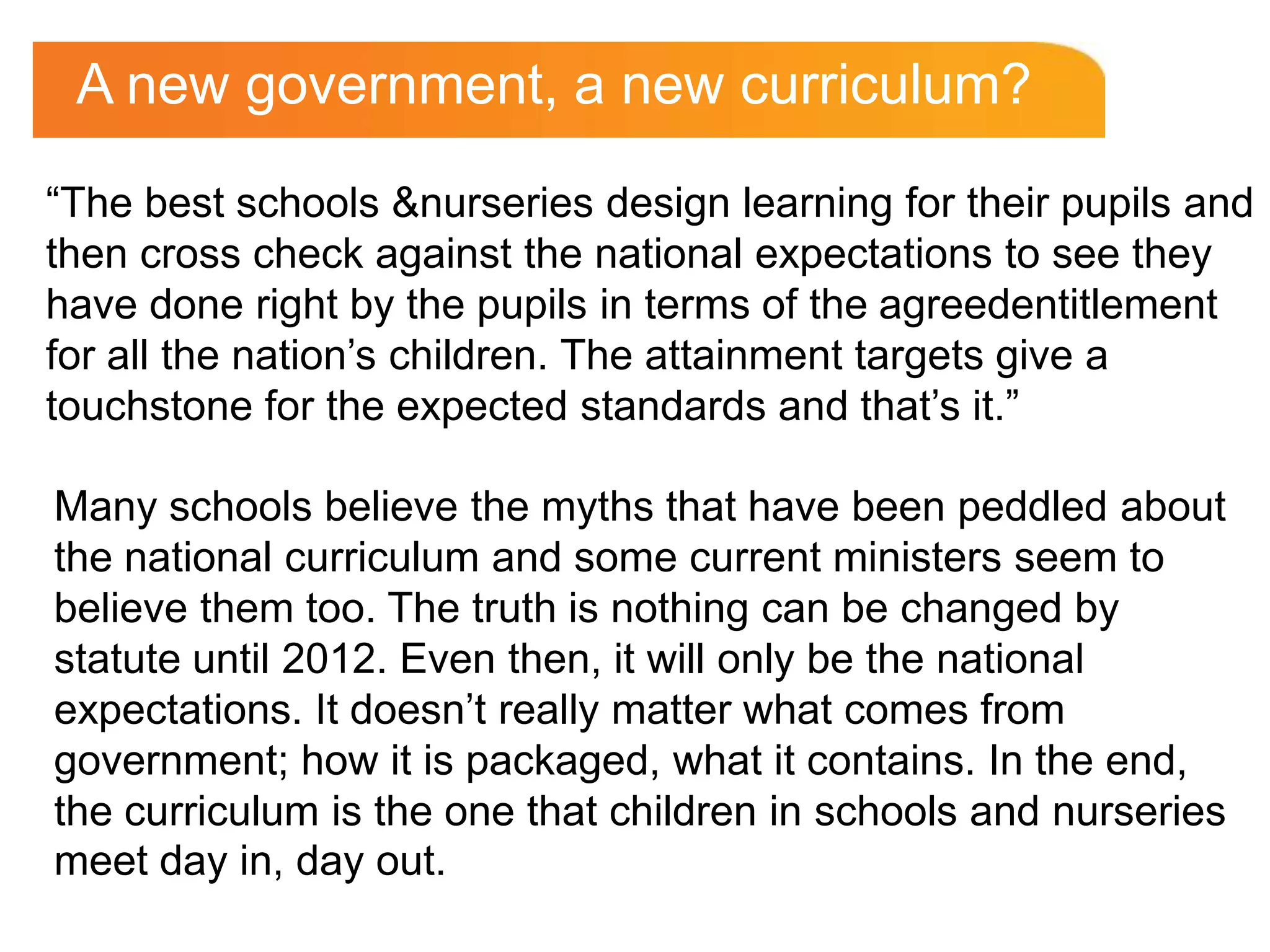  What type of praise underpins outstanding EY practice?