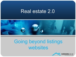 Real estate 2.0 Going beyond listings websites 