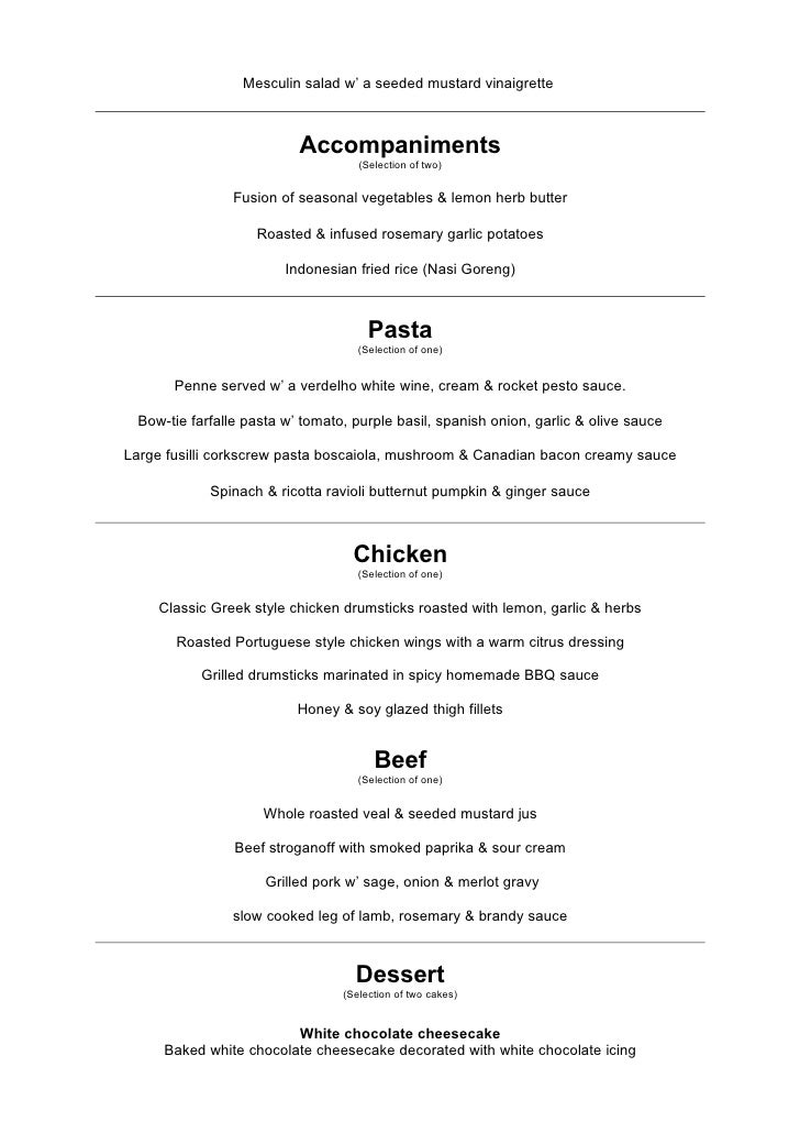 Christening Packages