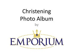 Christening Photo Album by 