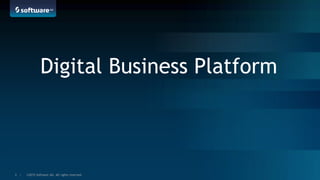 ©2015 Software AG. All rights reserved.2 |
Digital Business Platform
 