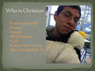 Who is ChristianLoves Apple stuff