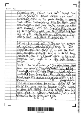 'B' Grade - Unit G322 - Summer 2013