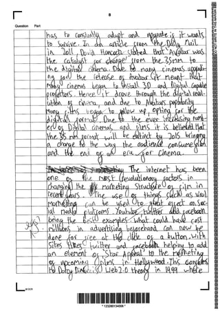 'B' Grade - Unit G322 - Summer 2013