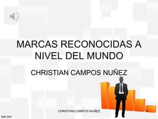 MARCAS RECONOCIDAS A
NIVEL DEL MUNDO
CHRISTIAN CAMPOS NUÑEZ
CHRISTIAN CAMPOS NUÑEZ 1
 