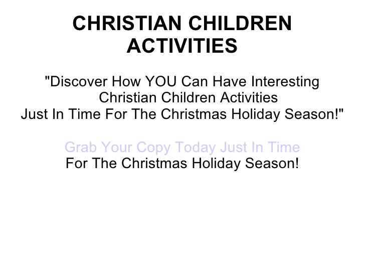 christian-children-activities