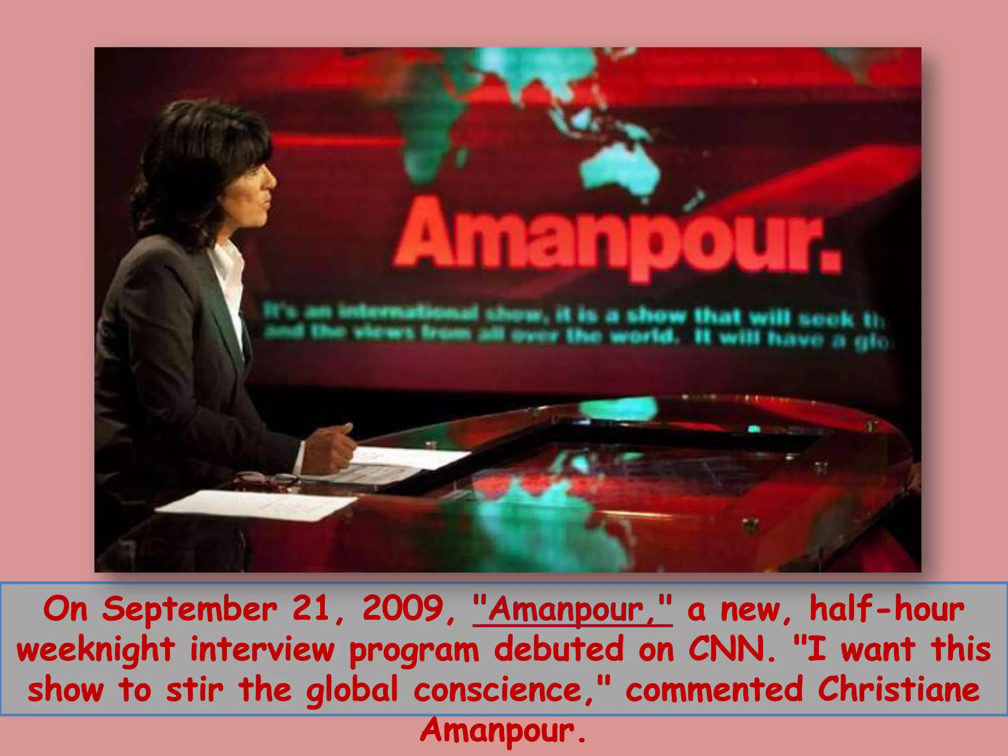 Christiane Amanpour ~ Woman In Leadership (Nx Power Lite) | PPSX