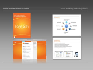 SingHealth: Social Media Strategies and Guidelines Services: Brand Strategy, Interface Design, Creative