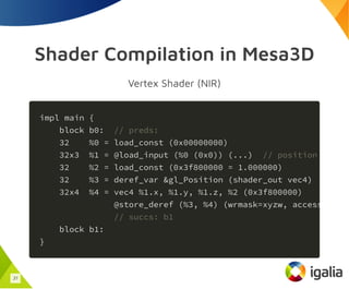 Mesa3D Unveiled: From glDrawArrays(...) to GPU Magic | PDF