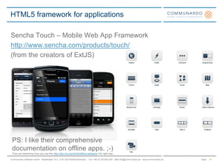 Offline web applications