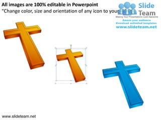 Christianity cross jesus christ powerpoint presentation templates. | PDF