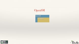 OpenSM
PerfMgmt
OpenSM
19
 