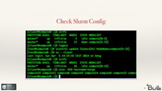 Check Slurm Config
36
 