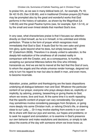 Christian Life part 4: Christian Prayer PDF Christian Life part 4: Christian Prayer PDF