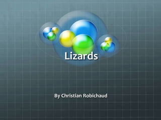 Lizards
By Christian Robichaud
 