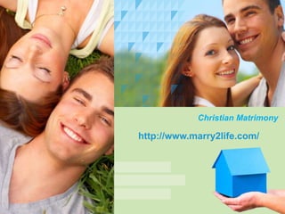 Christian Matrimony http://www.marry2life.com/ 
