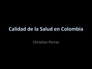 Christian Porras
 