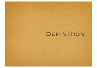 Deﬁnition
 